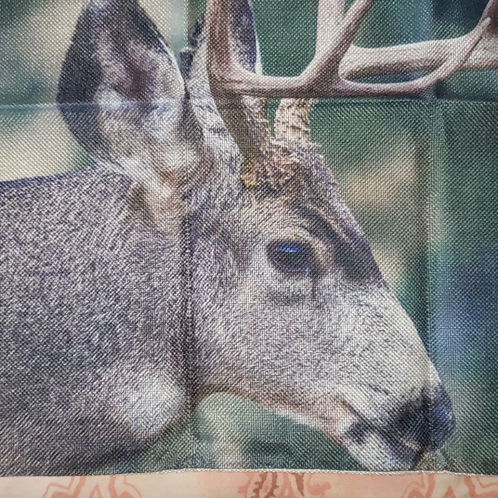 Deer Pillow Cover. Antlers Forest Hunting 🦌 Buck - Picture 4 of 10